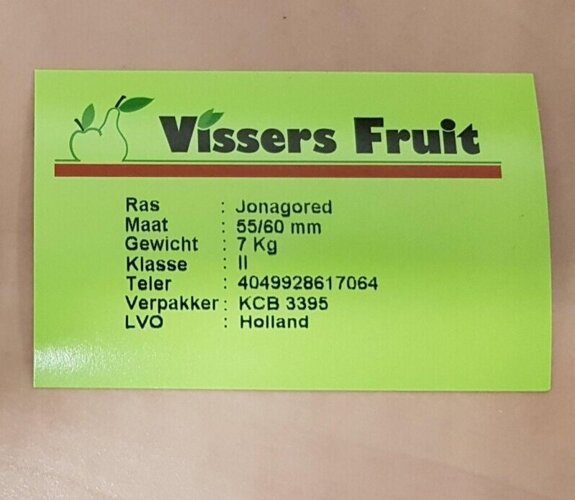 Fustkaartjes H printer