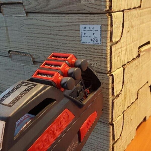 3-regelig, etik 37x28 en 36x35mm